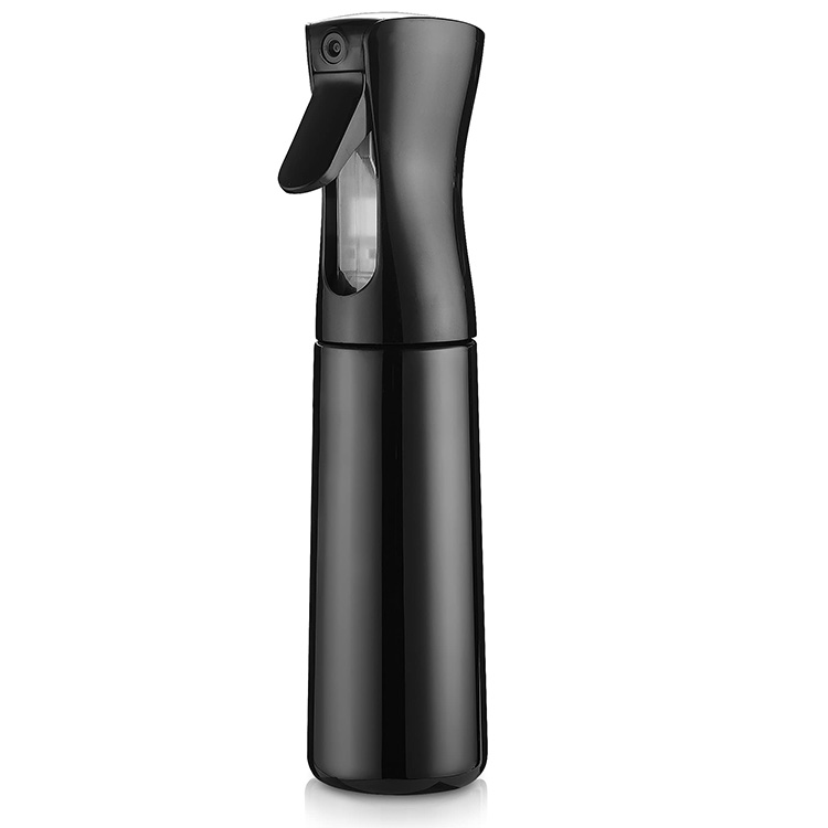 Botella de pulverización negra