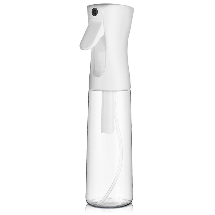 Botella de aerosol blanca